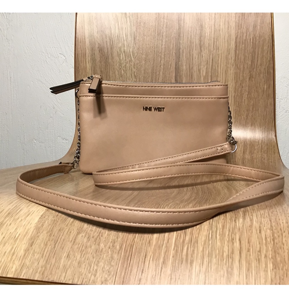 Nine West beige crossbody mini purse